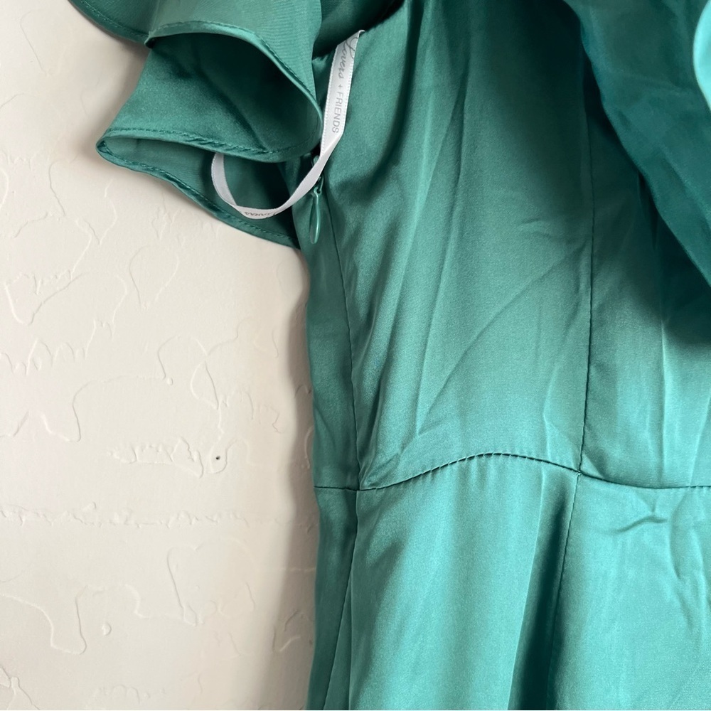 Lovers + Friends Laguna Midi Dress Emerald Green - Picture 6 of 8
